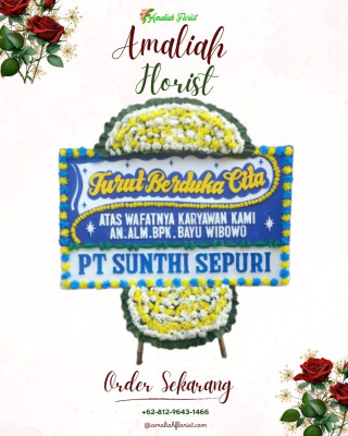 Papan Bunga Duka di Masrum